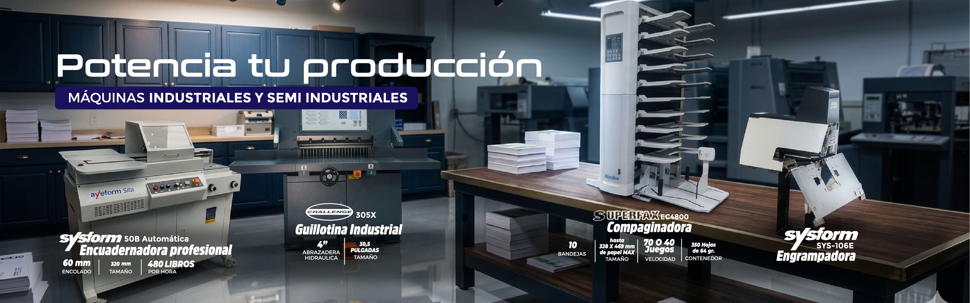 Máquinas para imprenta